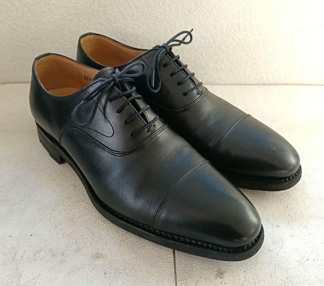 SCOTCH GRAIN 2776 シャインオアレインⅣ 25.0cm 黒