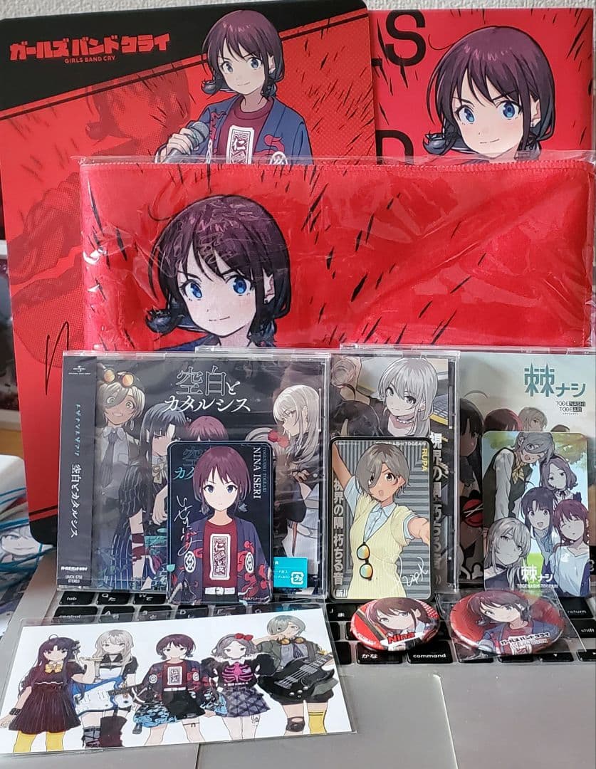 【特典付・非売品あり】ガールズバンドクライ　グッズまとめ売り ガールズバンドクライ ビジュアルクリアチケット【1BOX 10パック入り