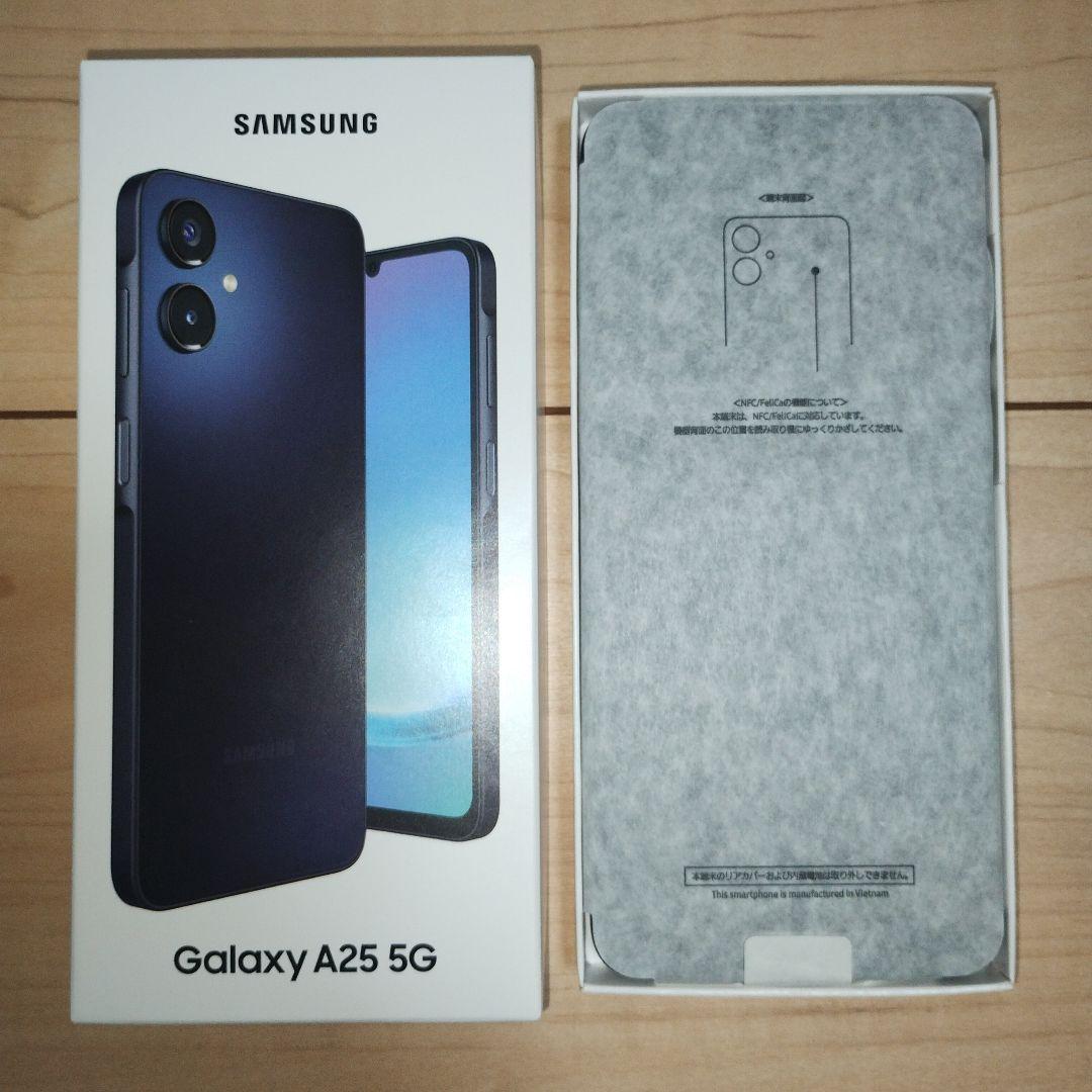 【ほぼ未使用】Samsung Galaxy A25 5G 本体 ブラック Galaxy A SIMフリー A25 5G SC-53F ブラック [Black] 未開封品 Samsung