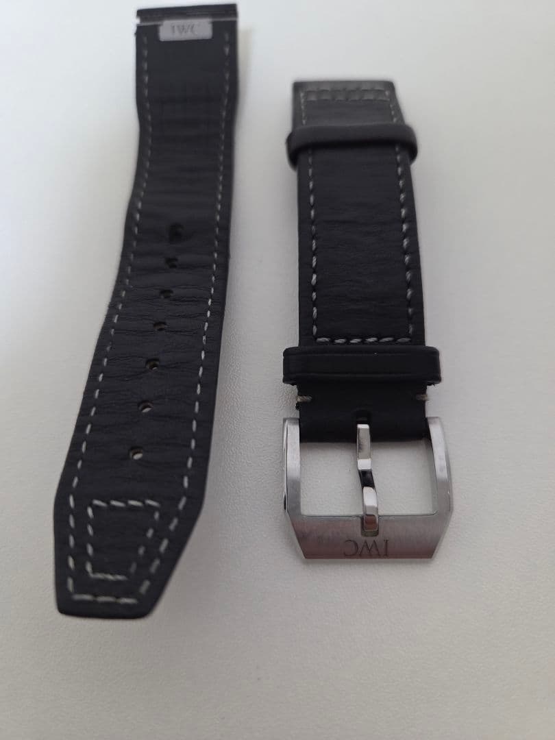 IWC純正レザーベルトEasX-Change®システム20mm(尾錠幅18mm) IWC MARK XX (その9)レザーストラップ - OptoEleMechの日記