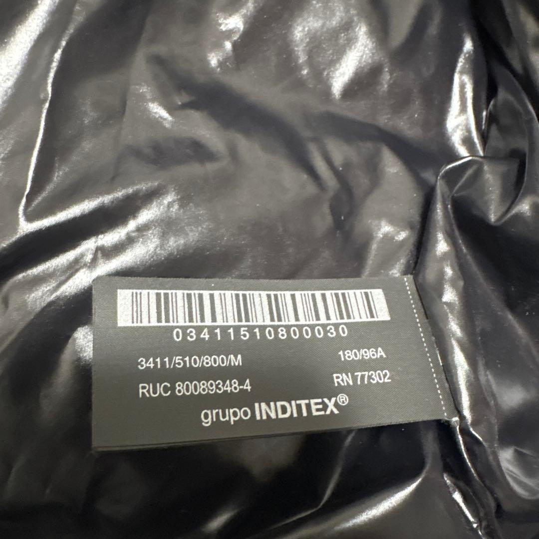 ✨美品✨ザラ 光沢 ダウンジャケット【40】M ブラック Y2K肉厚 - メルカリ