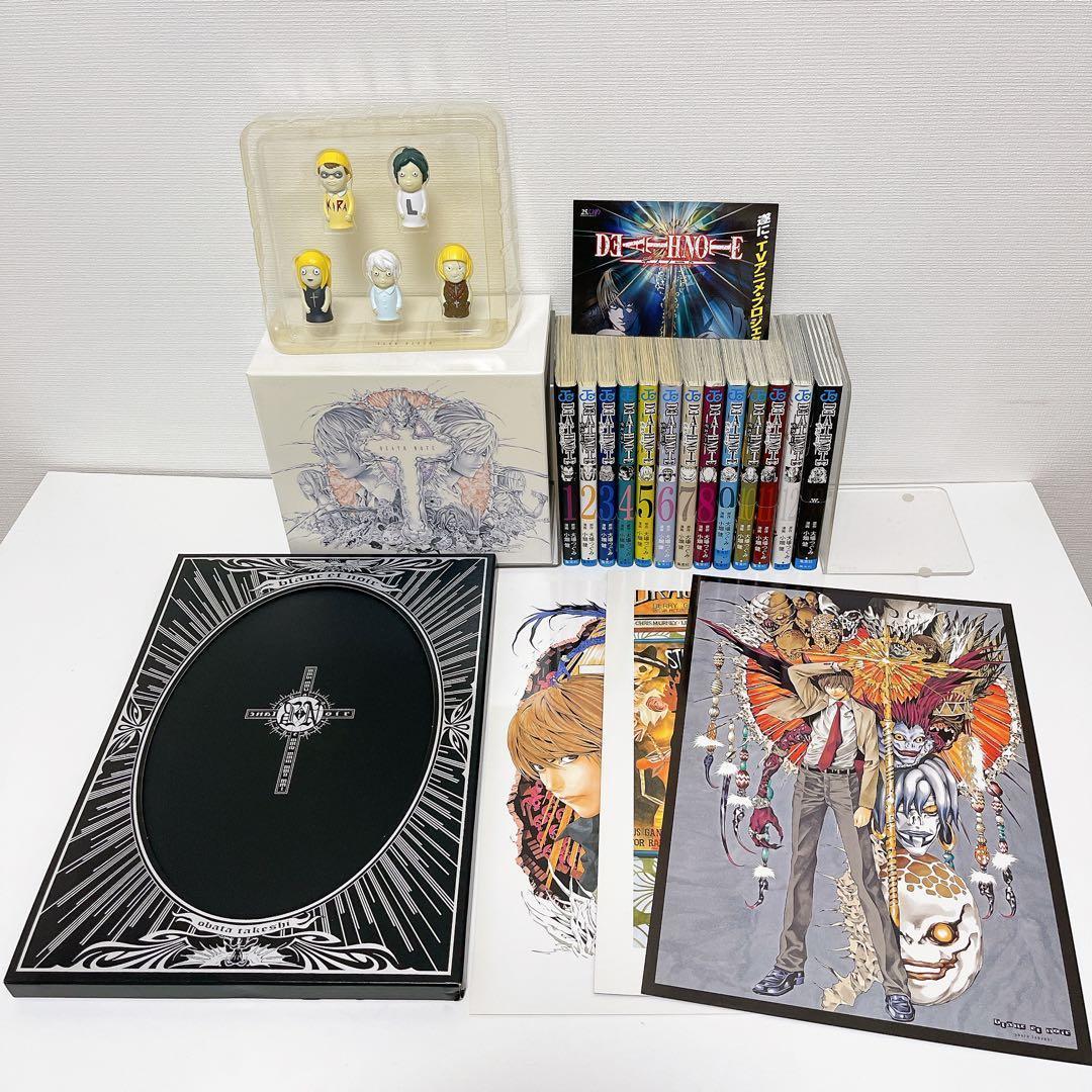 Death note 特装版BOX 指人形 小畑健画集 セット Yahoo!オークション -「指人形 セット」(デスノート) (た行)の落札相場