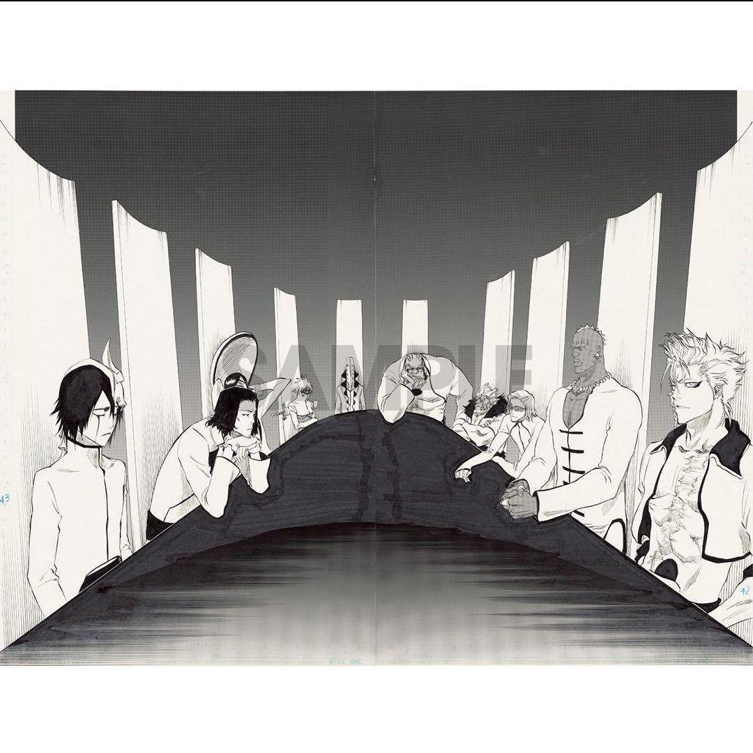 BREACH 原画展 複製原稿 B3Hサイズ 十刃＜エスパーダ＞集合絵 - メルカリ