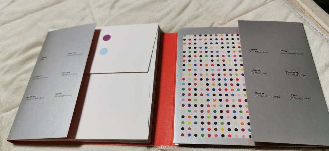 ダミアン ハースト ガゴシアン ギャラリー レターセット