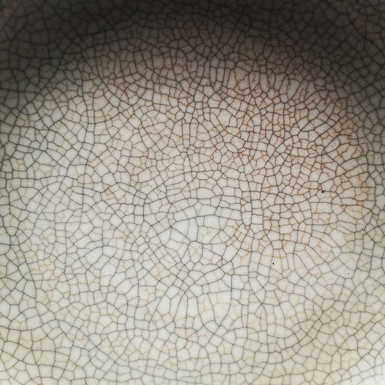 清官窯金糸鉄線紋 大筆洗 碗蓮灰皿 書道具 文房具 現代工芸