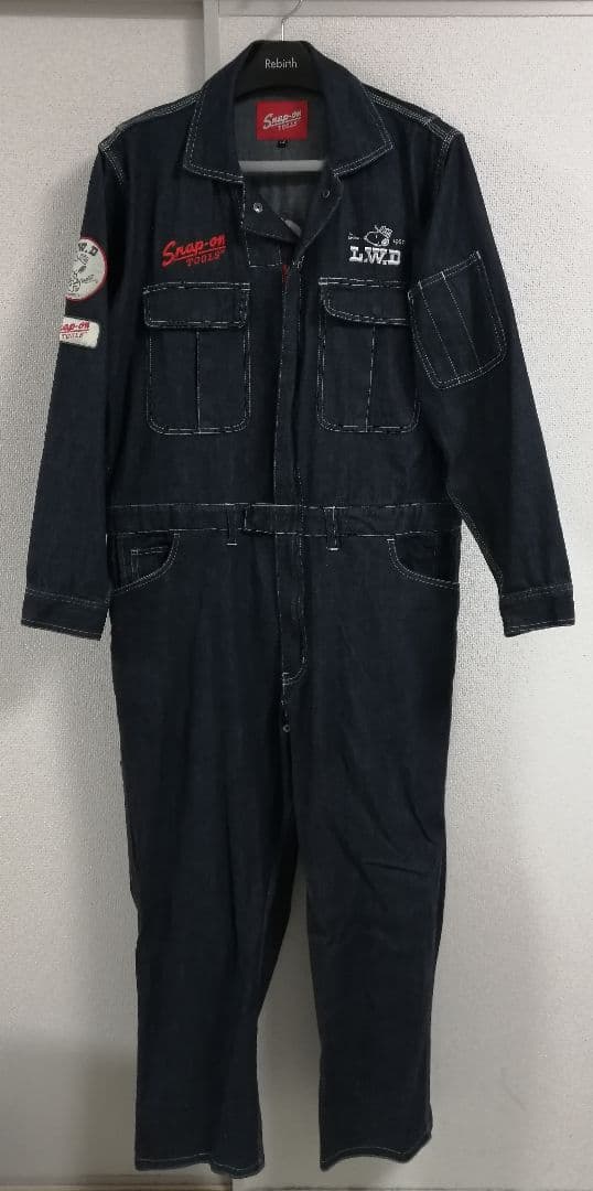 限定販売】スナップオン デニム つなぎ スヌーピー - メルカリ