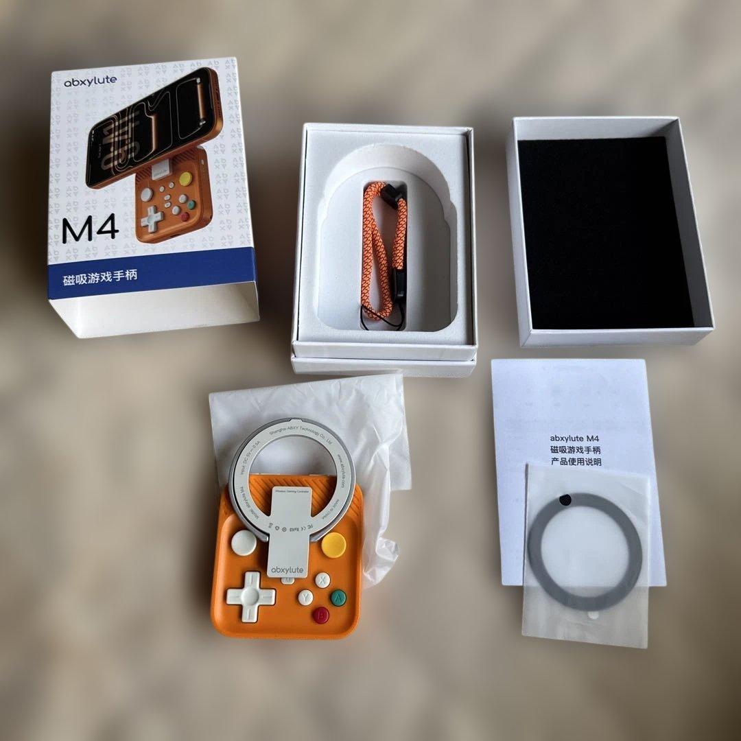 abxylute M4 ワイヤレスゲームコントローラー 橙色 オレンジ Amazon.co.jp: abxylute M4 スナップオンモバイルゲームコントローラー