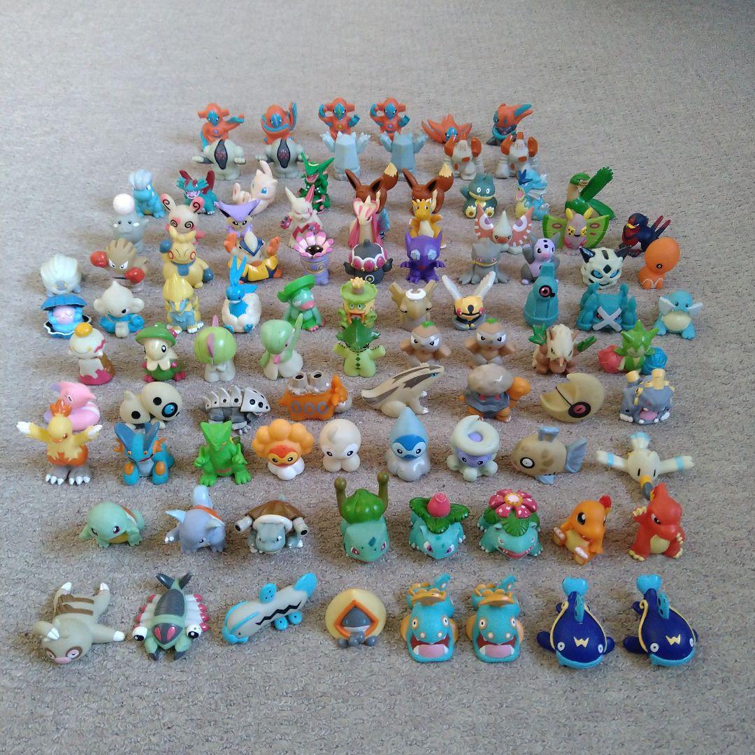 ポケモンキッズ 378体まとめ売り 1996〜2010年 ソフビ 指人形
