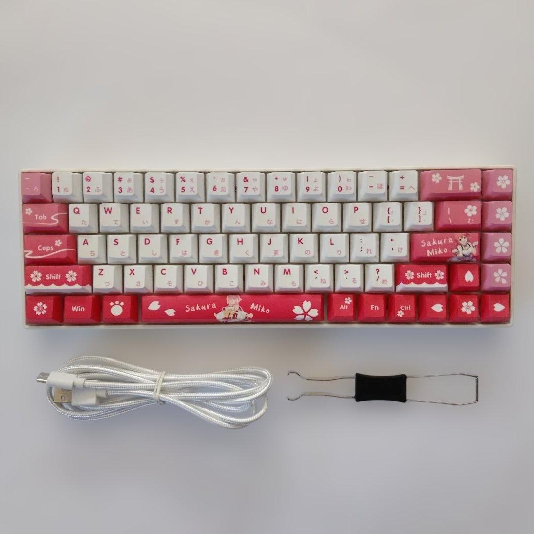 hololive ホロライブ Vtuber さくらみこ キーキャップ キーボード