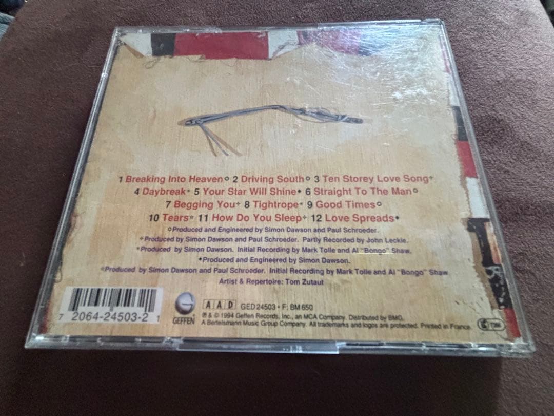 レアThe Stone Roses サインCD ストーンローゼズ イアンブラウン