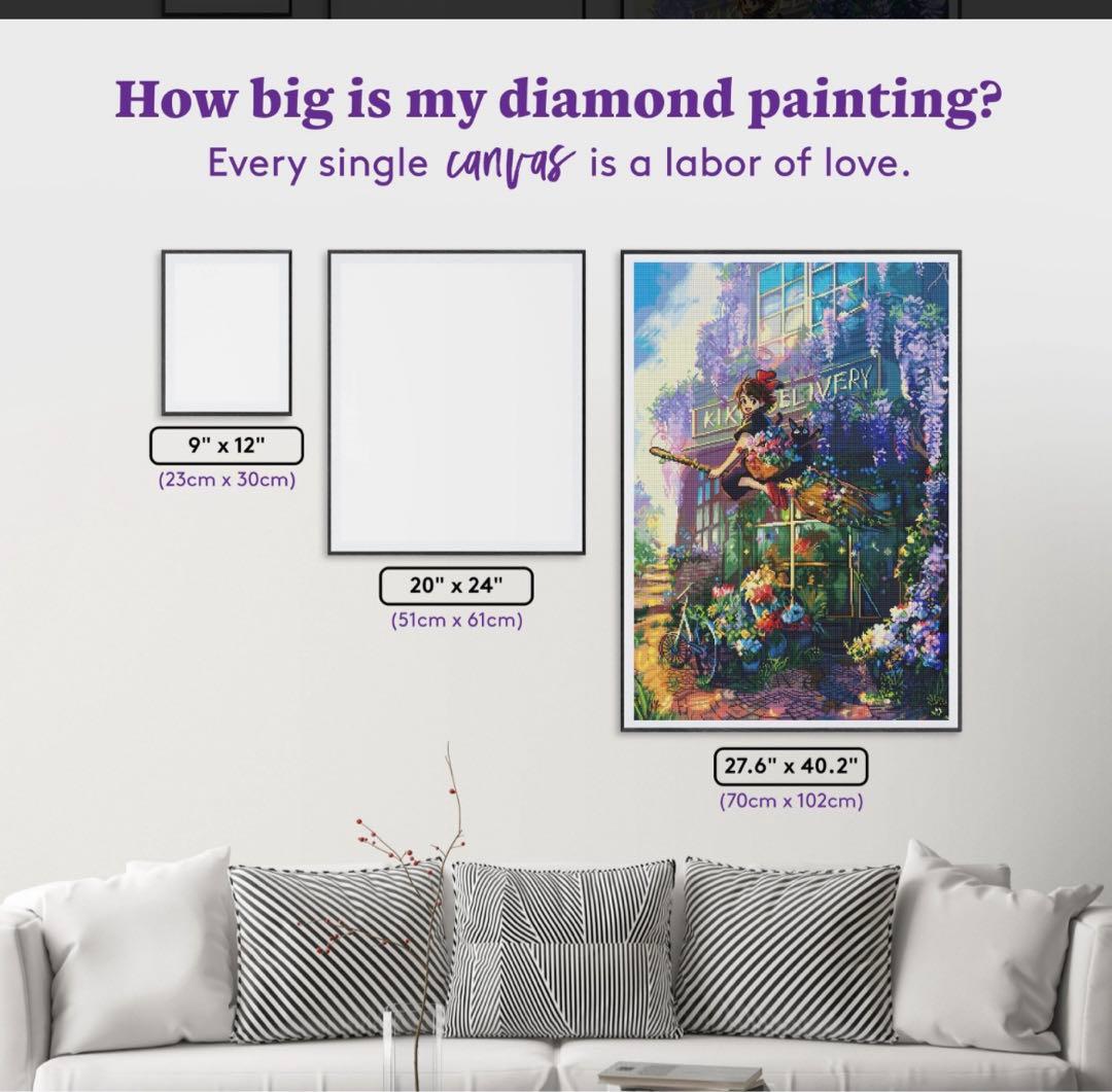 ダイヤモンドアートクラブ DAC Flowerdelivery（v2） 魔女宅 - メルカリ