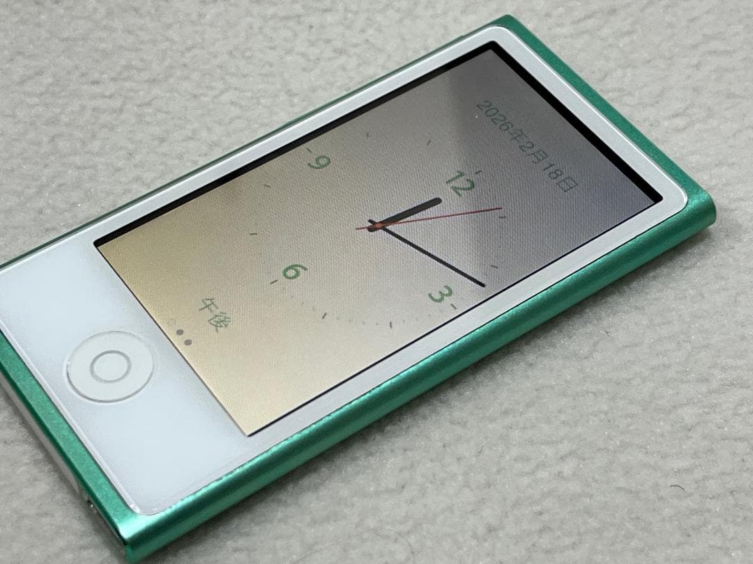 美品】Apple iPod nano 第7世代 16GB グリーン - メルカリ