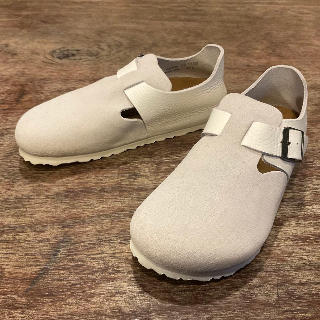 ほぼ新品！ビルケンシュトック ロンドン ホワイト レザー スエード サンダル 楽天市場】ビルケンシュトック BIRKENSTOCK ロンドン London