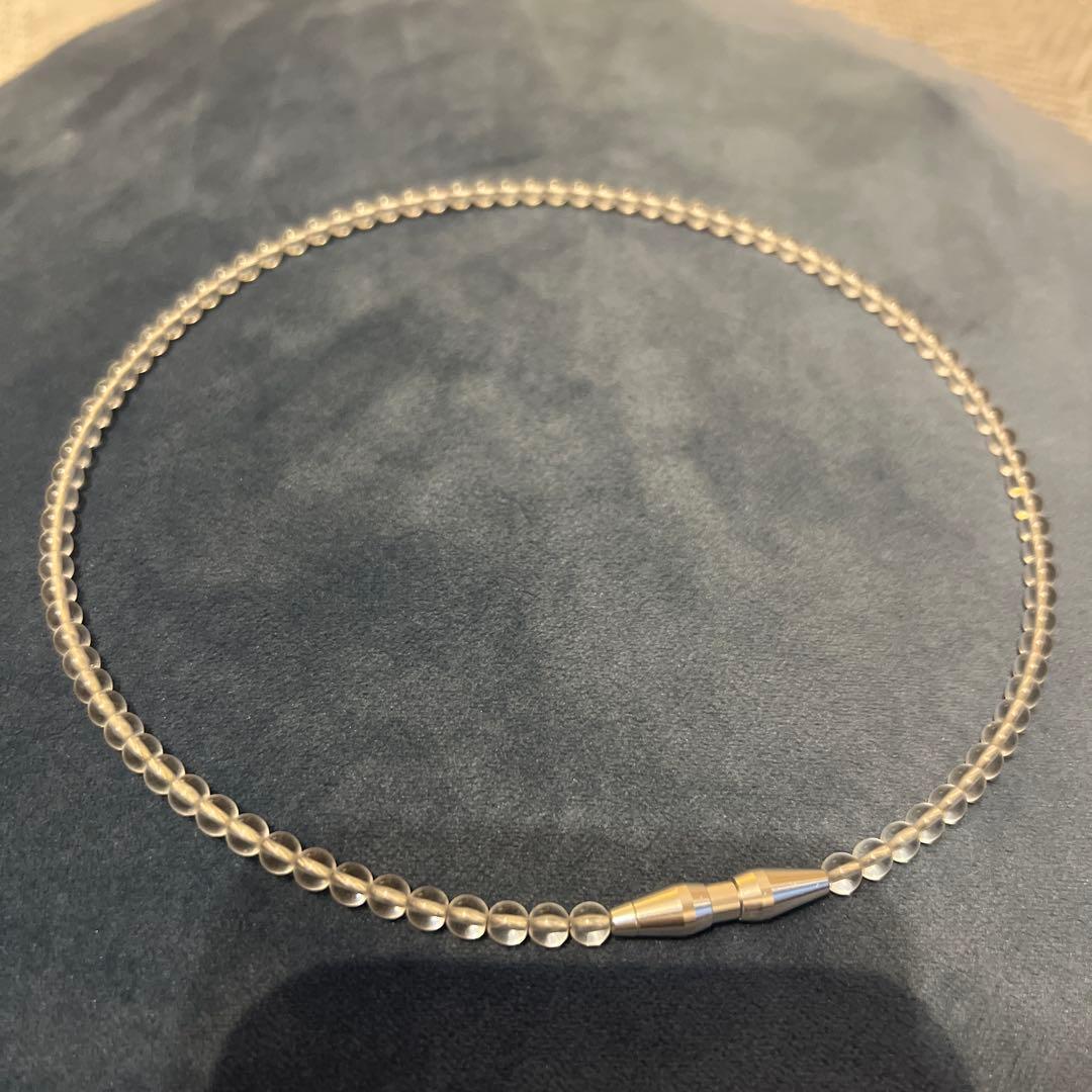 phiten(ファイテン) RAKUWAネック EXクリスタルタッチ クリア phiten(ファイテン) RAKUWAネック EXクリスタルタッチ 45cm クリア