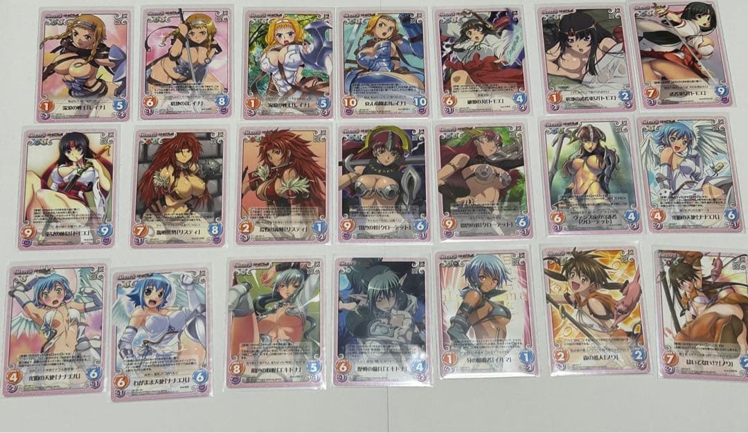 クイーンズブレイド　カオス　CHAOS　まとめ売りセット　レイナ　アイリ　メナス