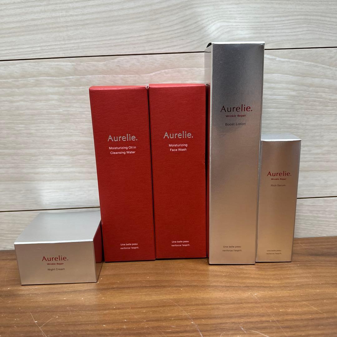 【新品未使用・未開封】Aurelie. オレリー スキンケア5点セット オレリースキンケア5点セット Aurelie スキンケアセット 5点セット