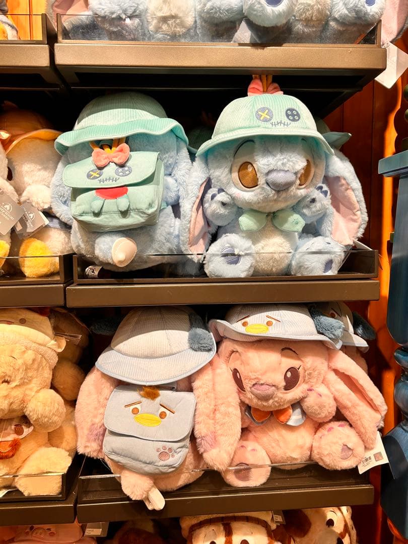 上海ディズニー スティッチ エンジェル 小さい旅人 幼稚園 ぬいぐるみ