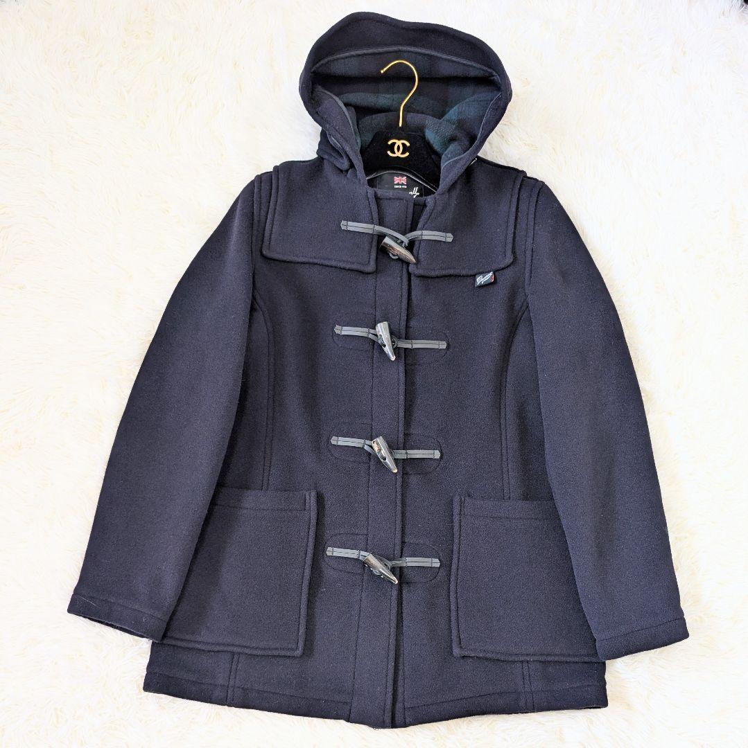 Gloverall グローバーオール モリスダッフルコート ネイビー - メルカリ