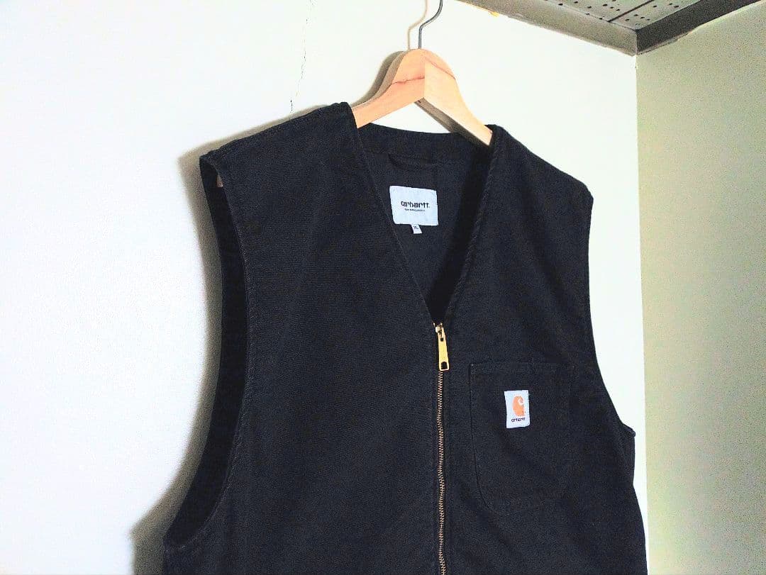 K*o様 ❒Carhartt WIP【ブラック】ダックベスト XL 楽天市場】レビューでクーポン☆ カーハート ワークベスト CARHARTT