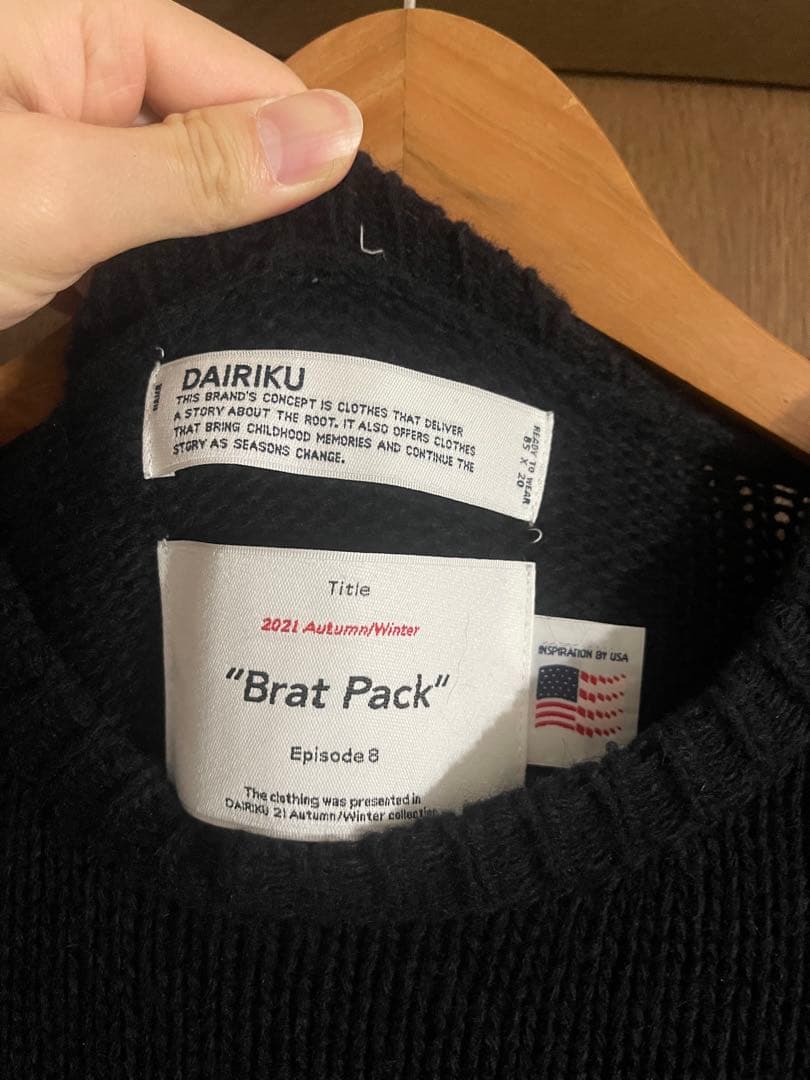 DAIRIKU 21AW Flower Knit 花柄刺繍モヘアニット - メルカリ