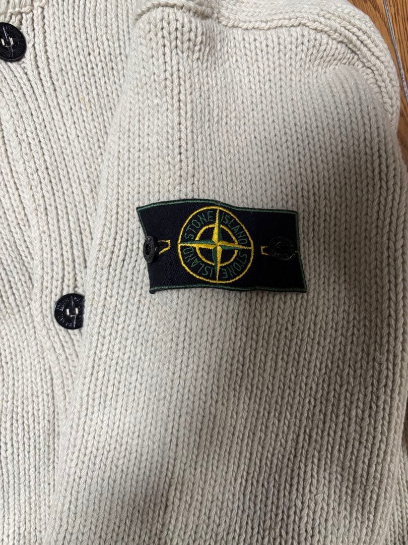 90s 1996aw stone island ニットカーディガン - メルカリ