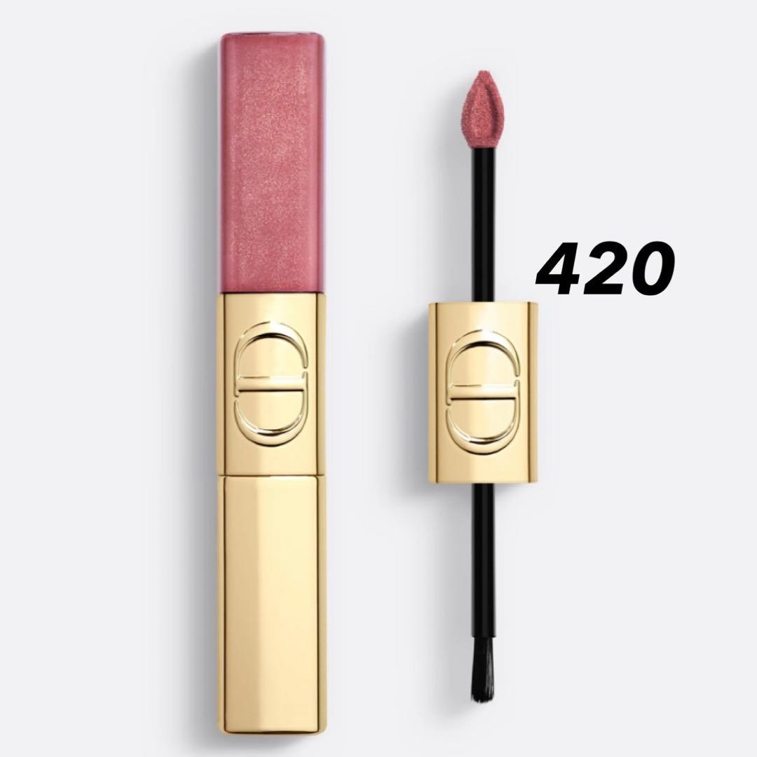 完売！dior ルージュ ディオール シークイン リキッド デュオ ホリデー 2025年秋新作口紅】ルージュ ディオール シークイン リキッド デュオ