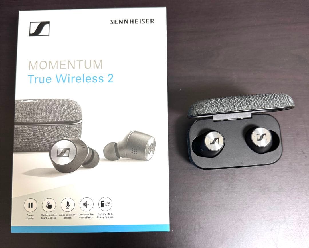 ゼンハイザー　Momentum True Wireless 2 Sennheiser MOMENTUM True Wireless 2 | ⾰新的な7mmドライバーを搭載