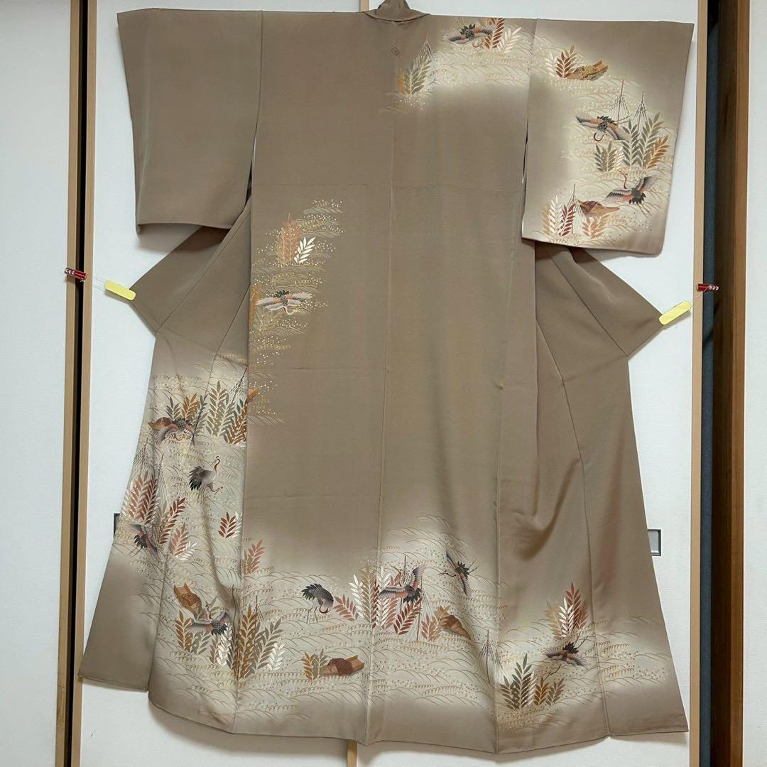 モ26 未使用近い 美品 袷 正絹 友禅 訪問着 フルセット - メルカリ