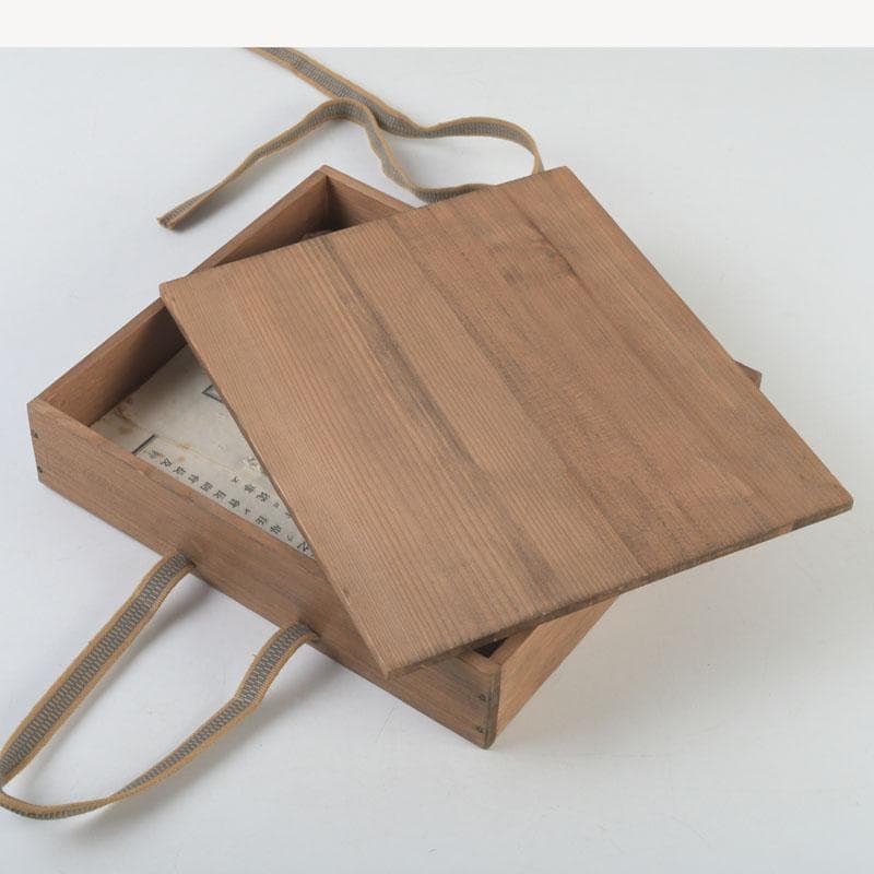 九谷焼 古九谷 角福銘 色絵花草文 四方皿 時代箱 C 9248