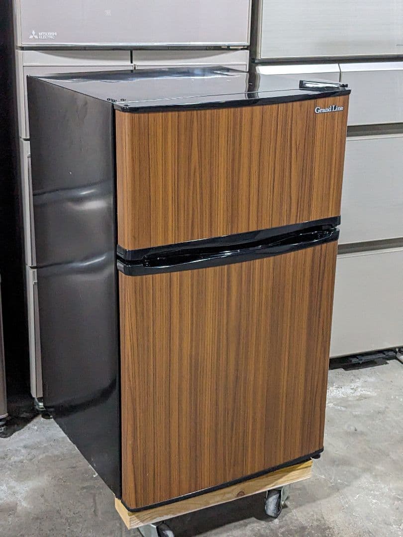 2018年製　A-stage　冷凍冷蔵庫 90L AR-90L02DB 100V A-Stage 2ドア冷凍/冷蔵庫 90L(BR-90W/B/S)｜A-Stage inc.