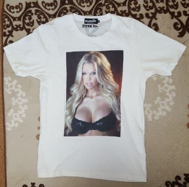 キムタク着同型同色　プレイボーイ・野口強氏・ヒステリックグラマーコラボTシャツ HYSTERIC GLAMOUR×PLAYBOY×STIE lo. 'フォト'Tシャツ 野口 強