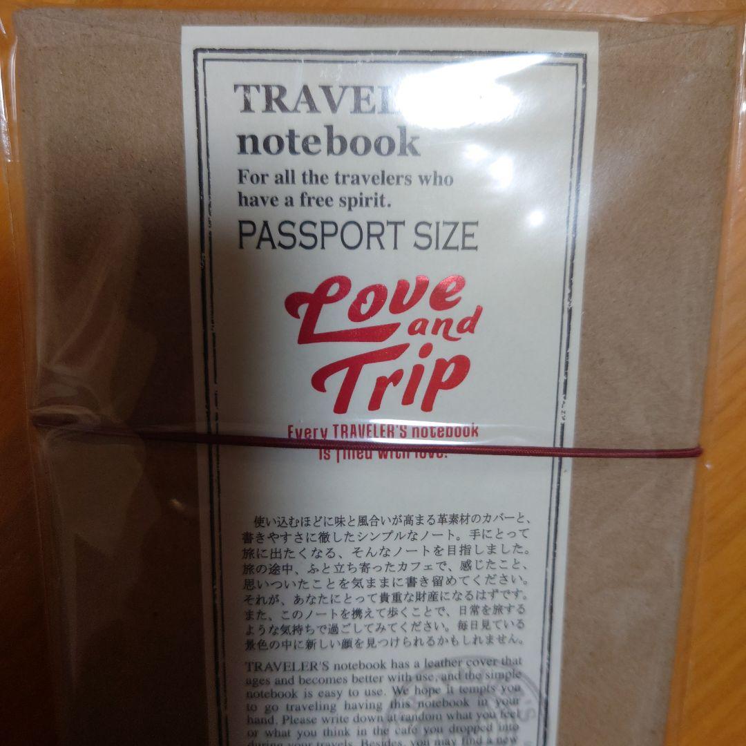 麻*゜様 【限定】トラベラーズノート パスポートサイズ Love&Tripレッド トラベラーズノート パスポートサイズ 限定 LOVE AND TRIP レッド