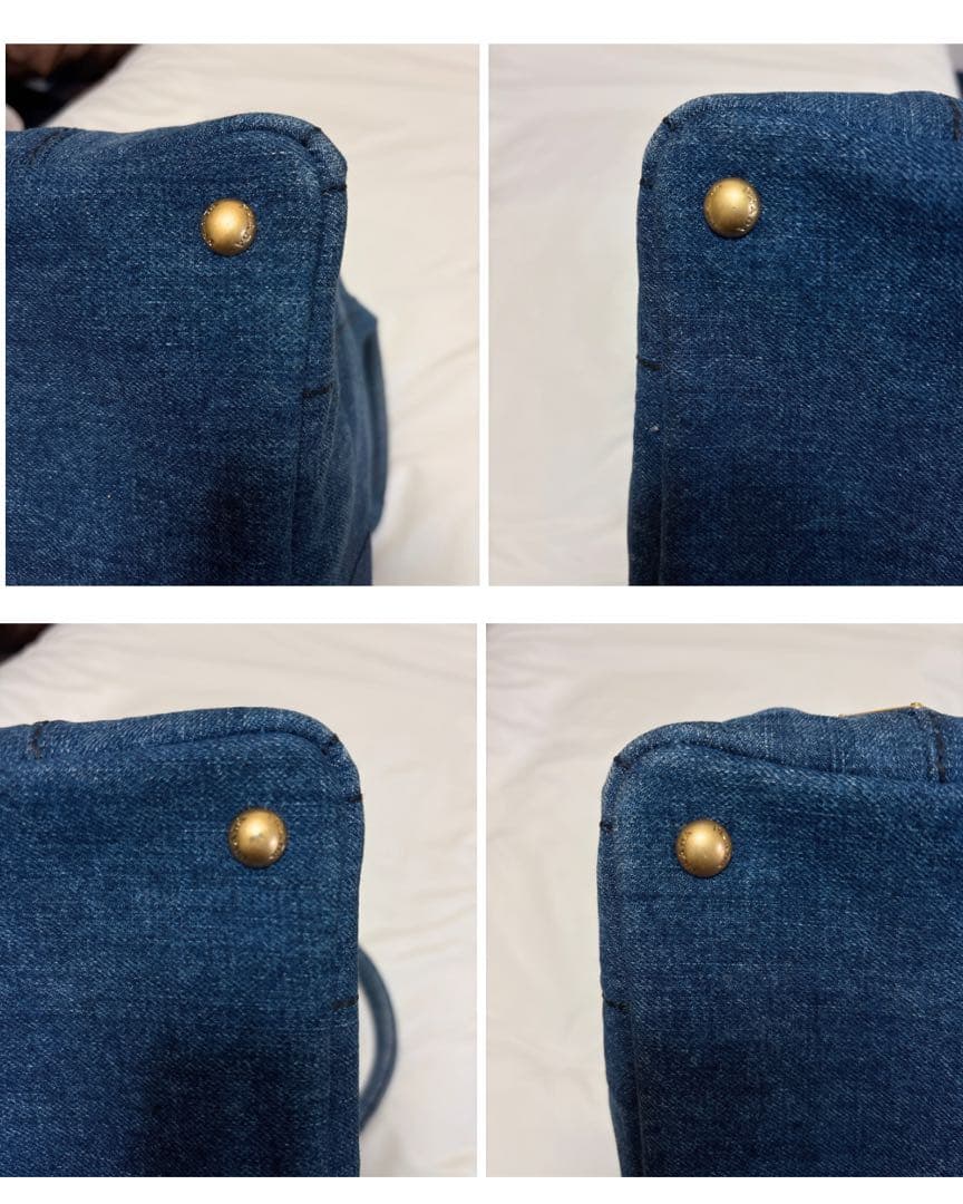 PRADA トートバッグ カナパS 2way ストラップ付 インディエゴ