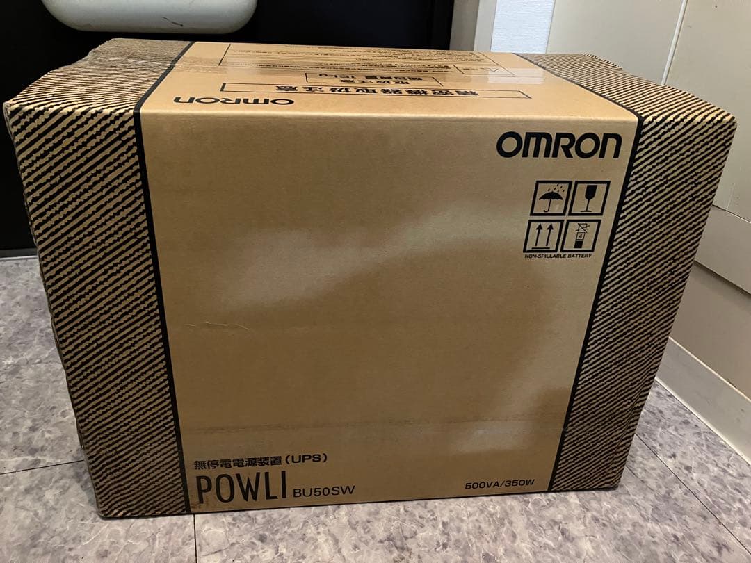 2006 ren　オムロン　UPS BU50SW 新品未使用 楽天市場】BU50SW オムロン製 常時インバータ給電方式 据置型UPS | 無