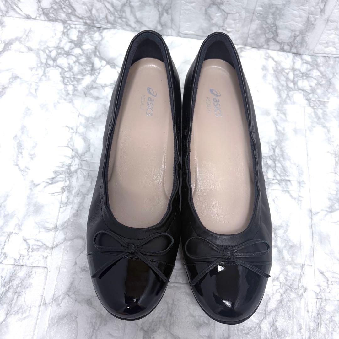 試着のみ✨アシックス ペダラ リボンパンプス 23cmの通販はau PAY