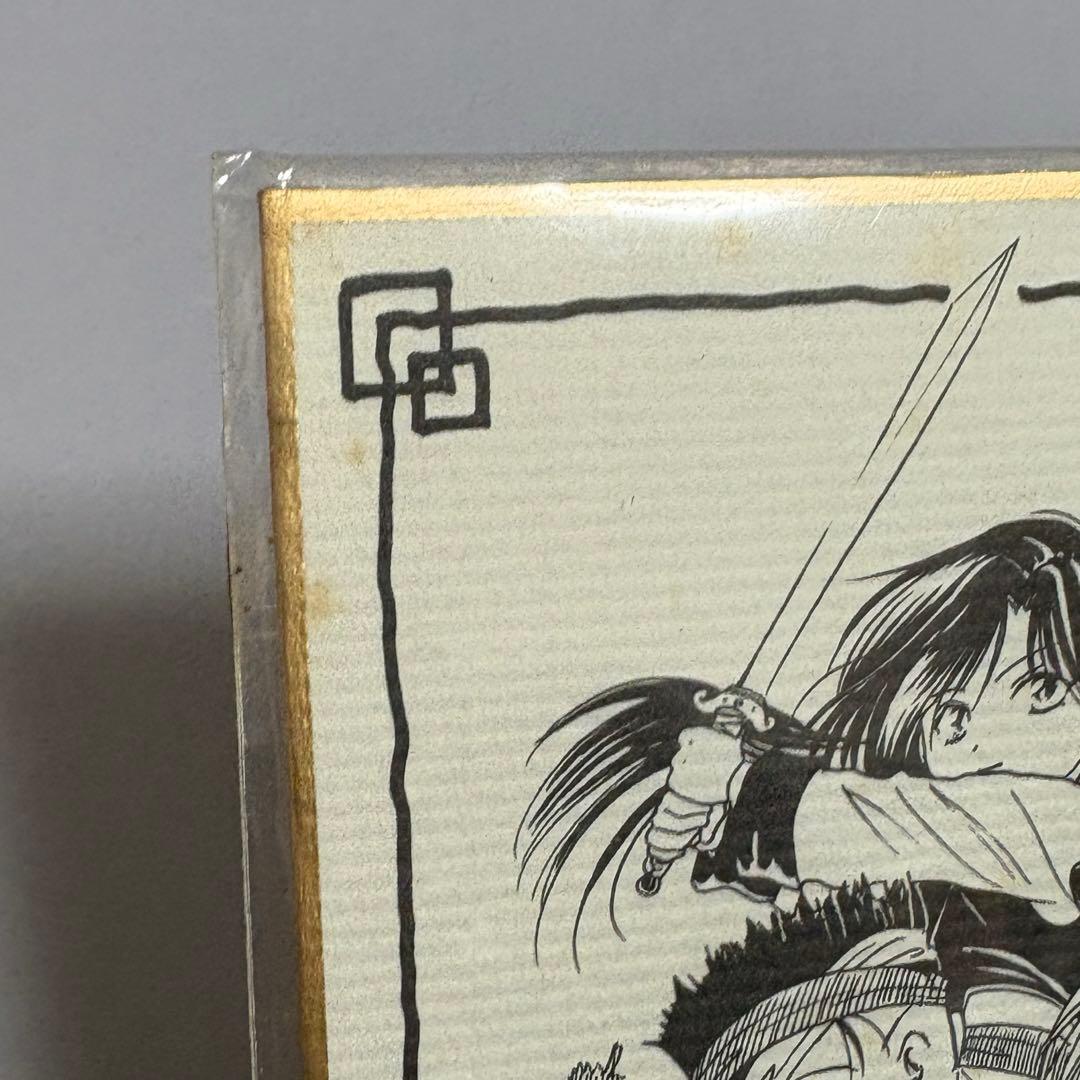 美朱＆朱雀七星士 ミニ色紙 ふしぎ遊戯 ぴえろ アニメワールド2003限定