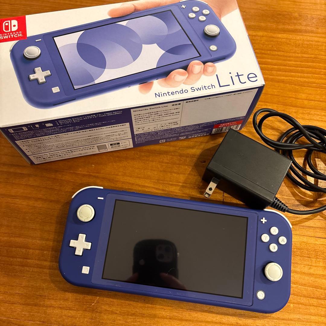 Nintendo Switch Lite ブルー 本体 ACアダプター付き Nintendo Switch Lite 本体【 純正ACアダプタ 】選べるカラー5色