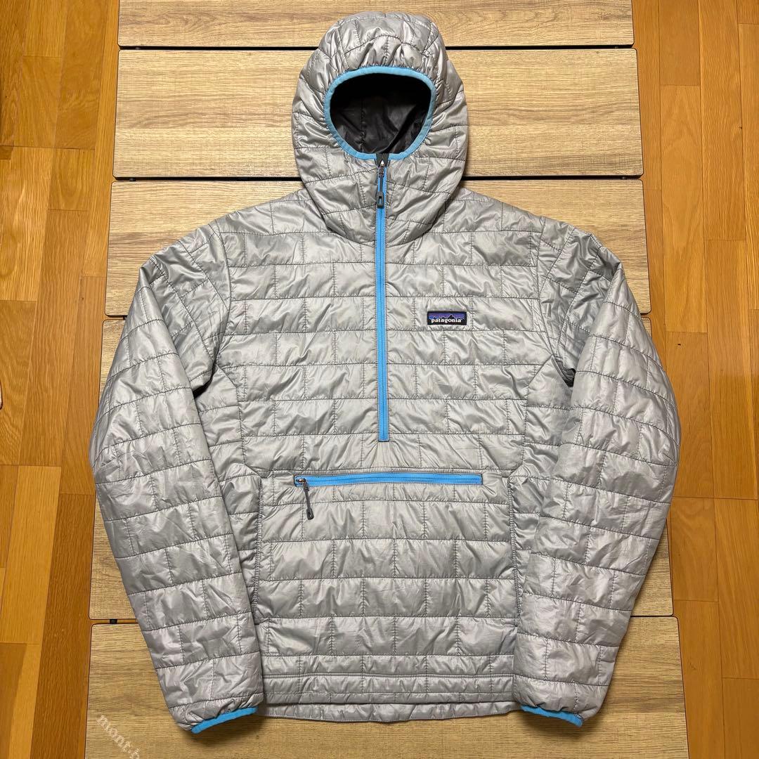 パタゴニア SP16 ナノパフビビープルオーバー XS シルバー プリマ