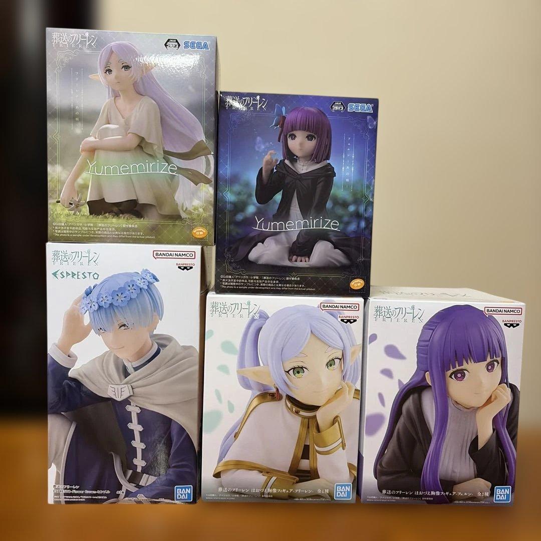 葬送のフリーレン　Flower Crounヒンメル・フリーレン・フェルン5体 葬送のフリーレン Flower Crounヒンメル・フリーレン・フェルン5体