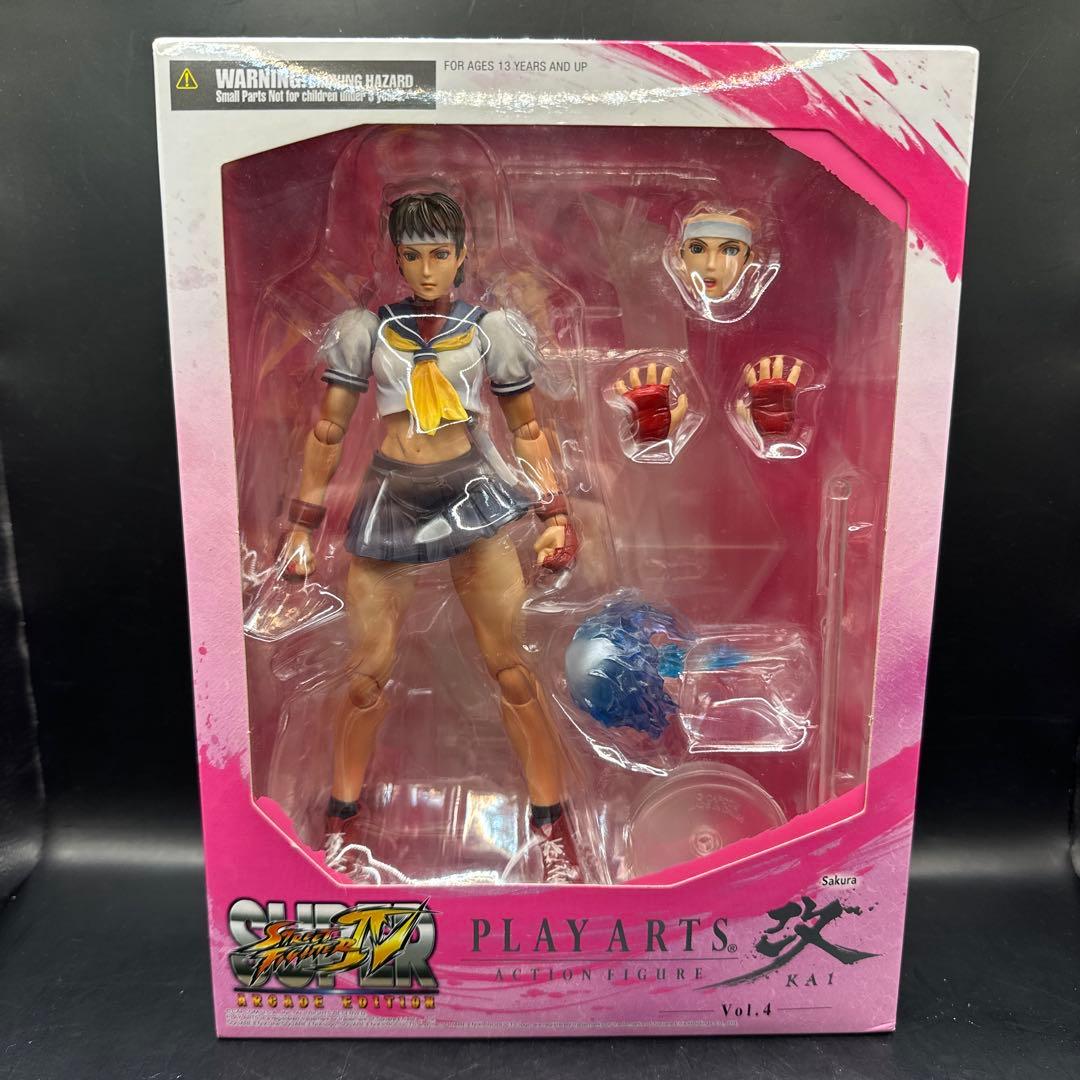 プレイアーツ改 サクラ スクウェアエニックス ストリートファイター スーパーストリートファイター4 アーケードエディション プレイアーツ