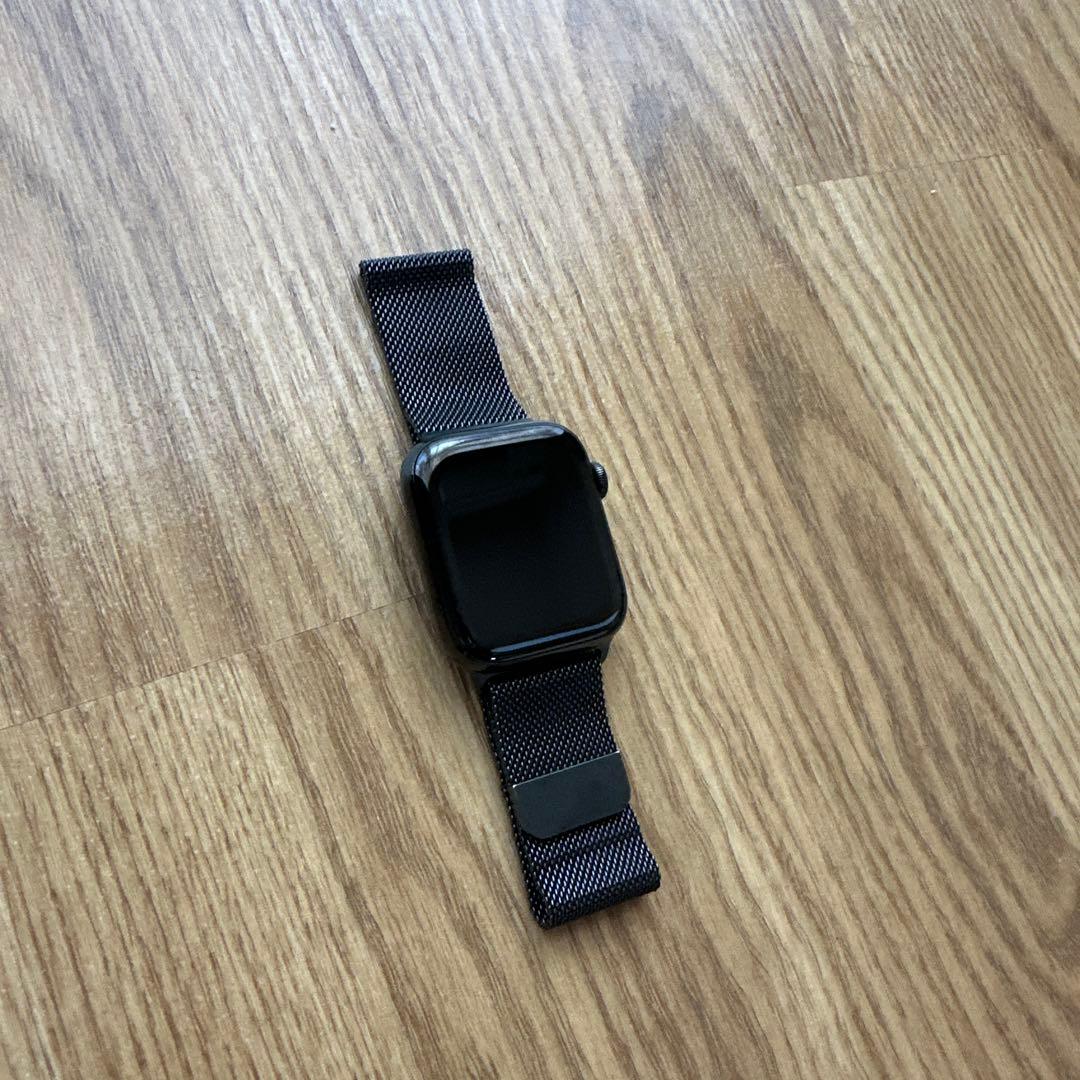 Apple Watch 6　44mm ブラック ステンレス Apple Watch Series 6 GPS + Cellular, 44mm Graphite Stainless Steel