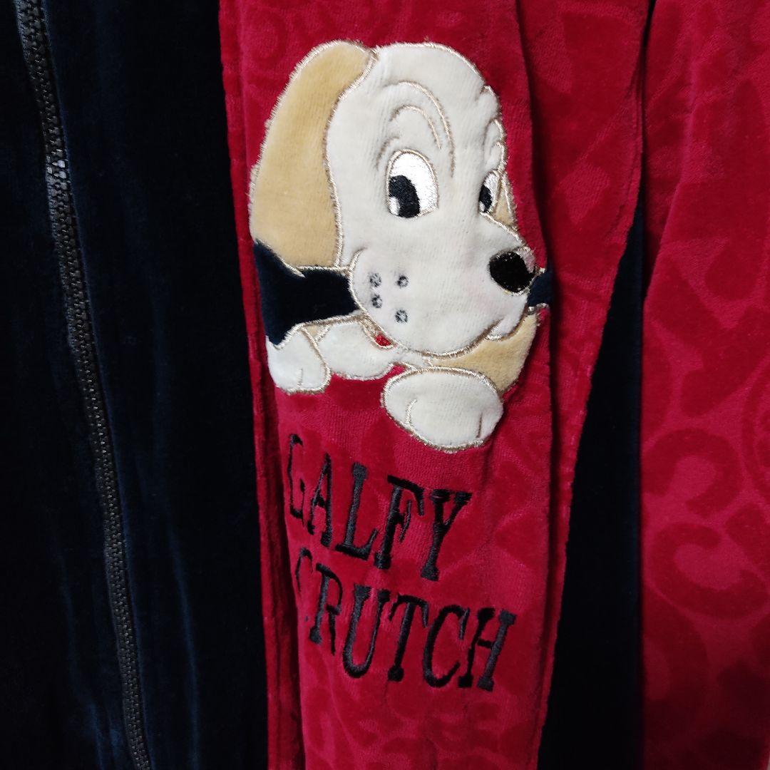 GALFY ガルフィー ベロアジャージ上下セットアップ 赤レッド オールド