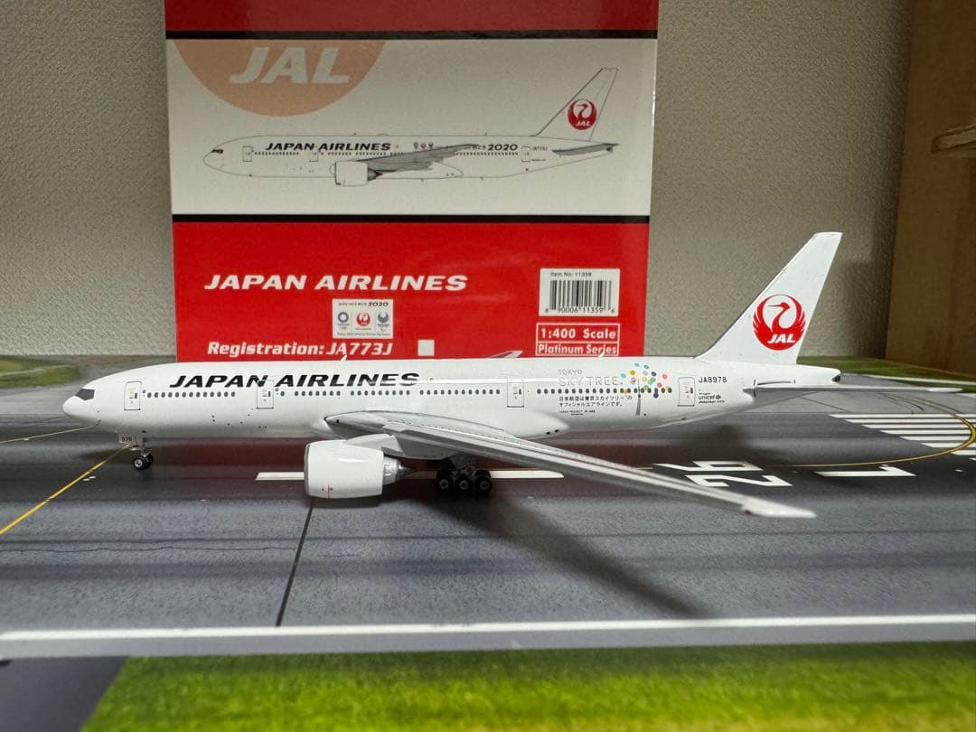 JAL Boeing 777-200 1/400 フェニックス JAS (Japan Air Systems) Boeing 777-200 JA007D Phoenix 04378