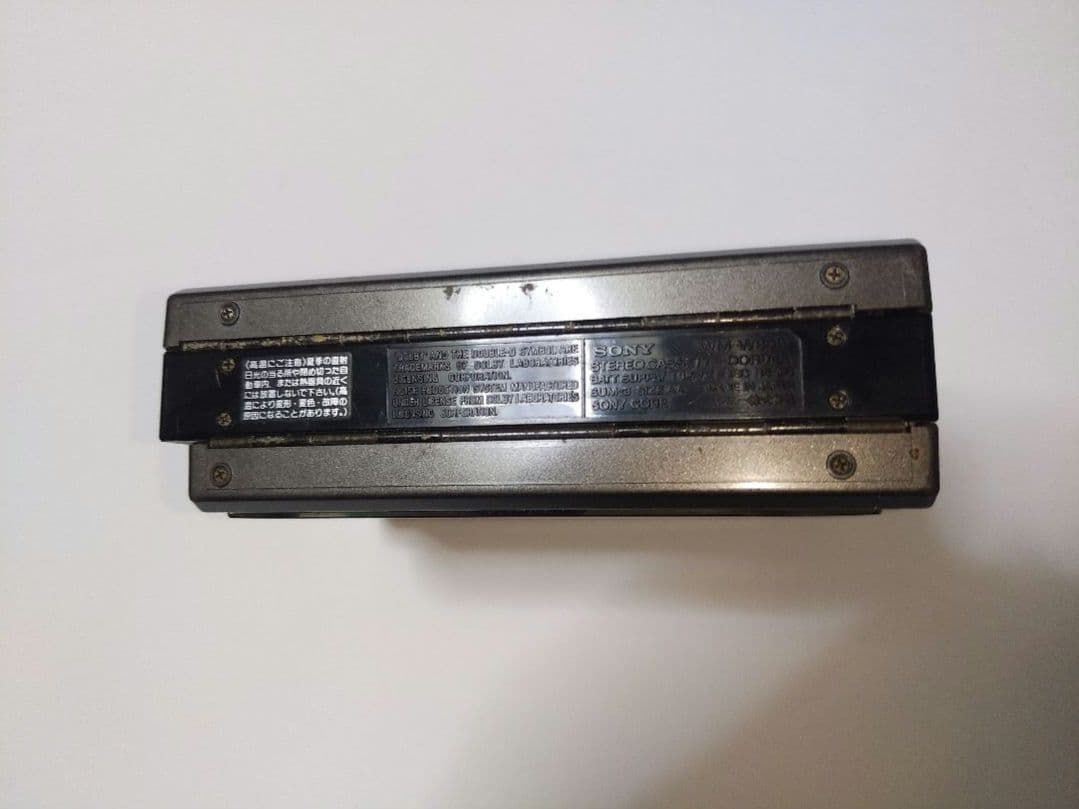 ダブルカセット ウォークマン WM-W800【録音再生 動作せず・ジャンク