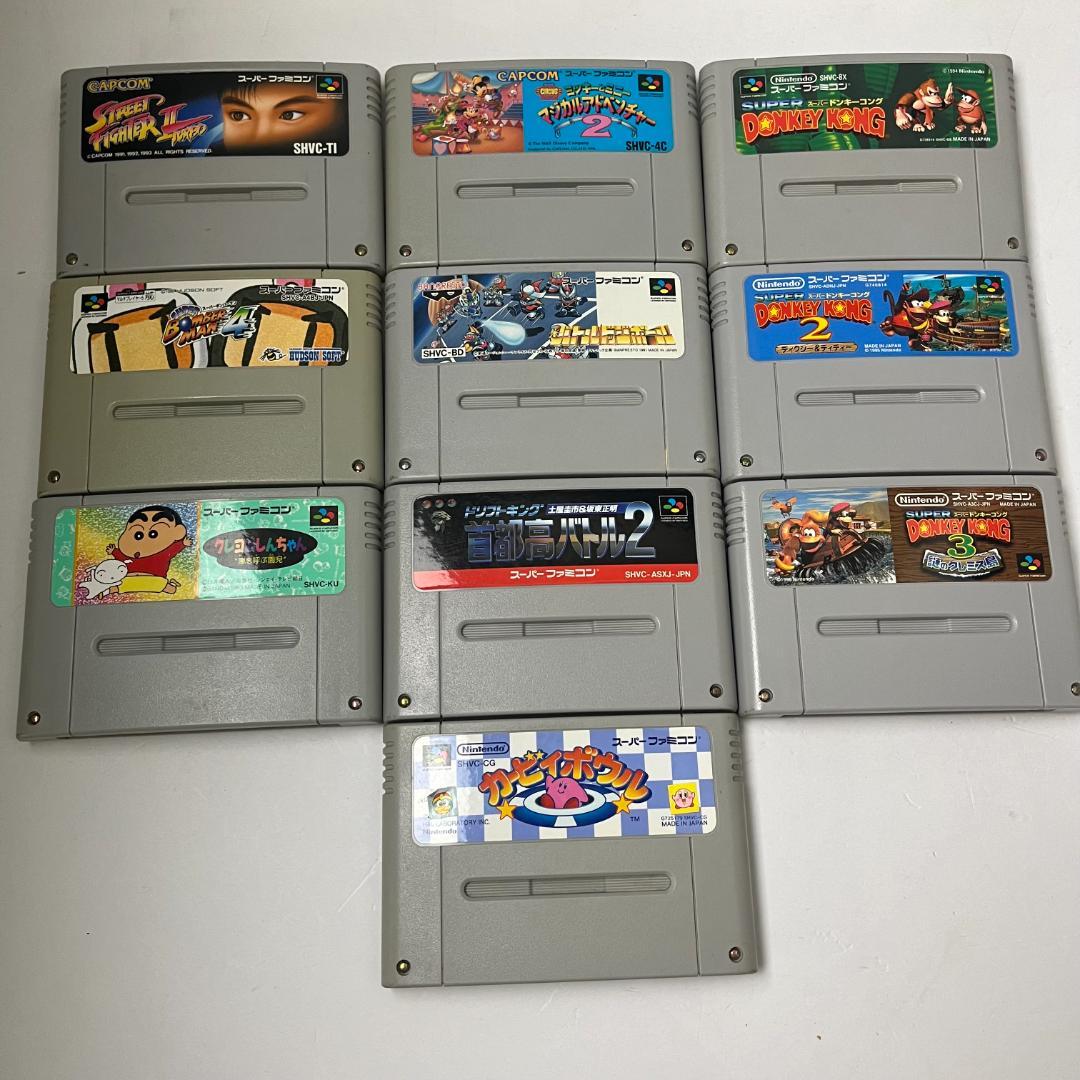 72 スーパーファミコン ソフト カセット 10個セット レトロゲーム