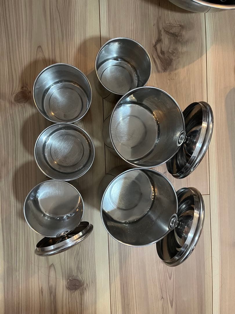 ステンレス製調理器具セット rainbow nalu プロフ必須。 専用 - メルカリ