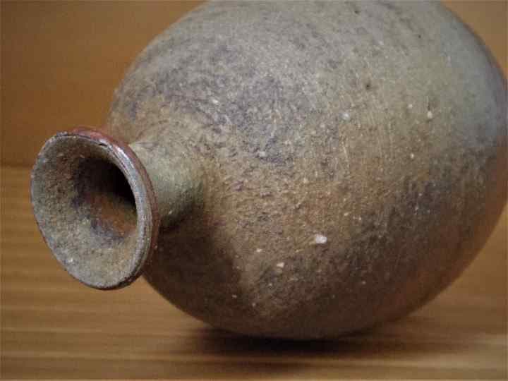 未使用★ジョン・トーマス・ウェルズ【師：金重道明】★備前徳利★共箱