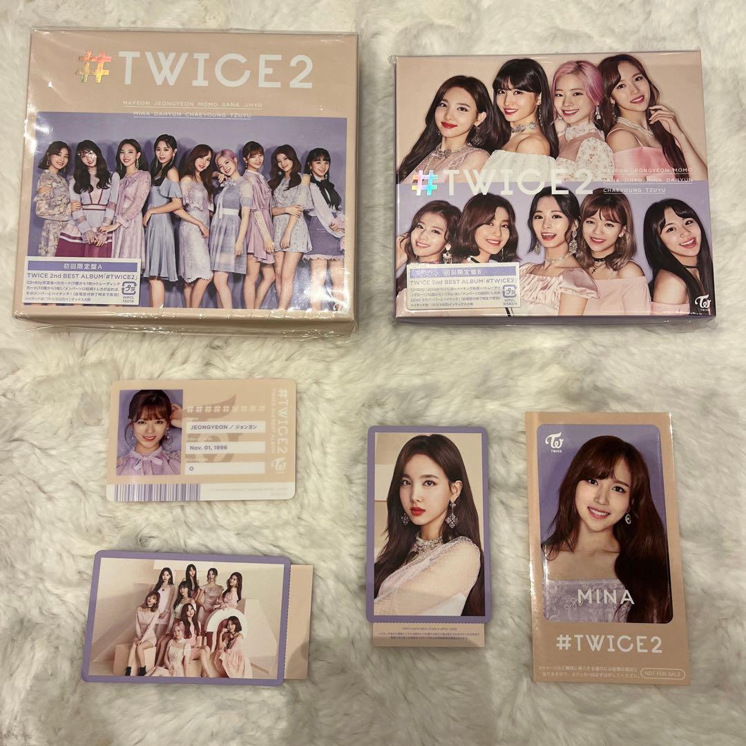 TWICE #TWICE2 初回限定盤A,B ハイタッチ券・トレカ付き - メルカリ