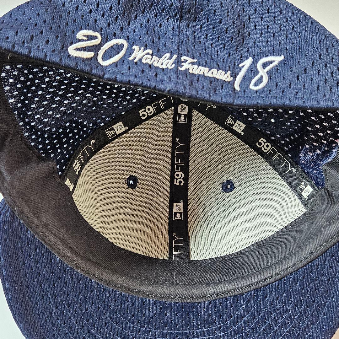 Supreme 59FIFTY ネイビーキャップ 7 1/4 - メルカリ