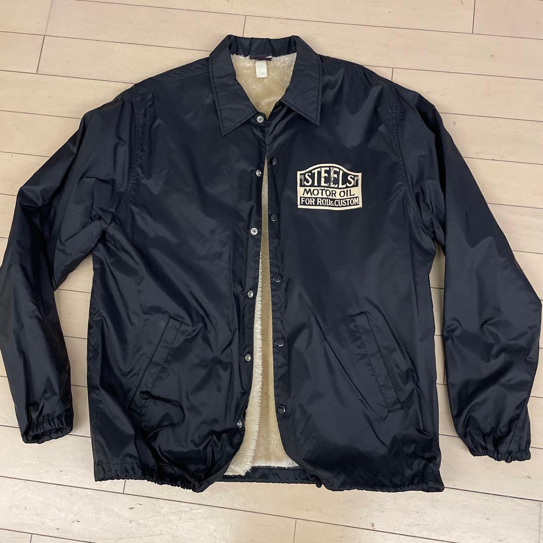 STEEL HOTRODWEAR 裏ボア ナイロン コーチジャケット - メルカリ